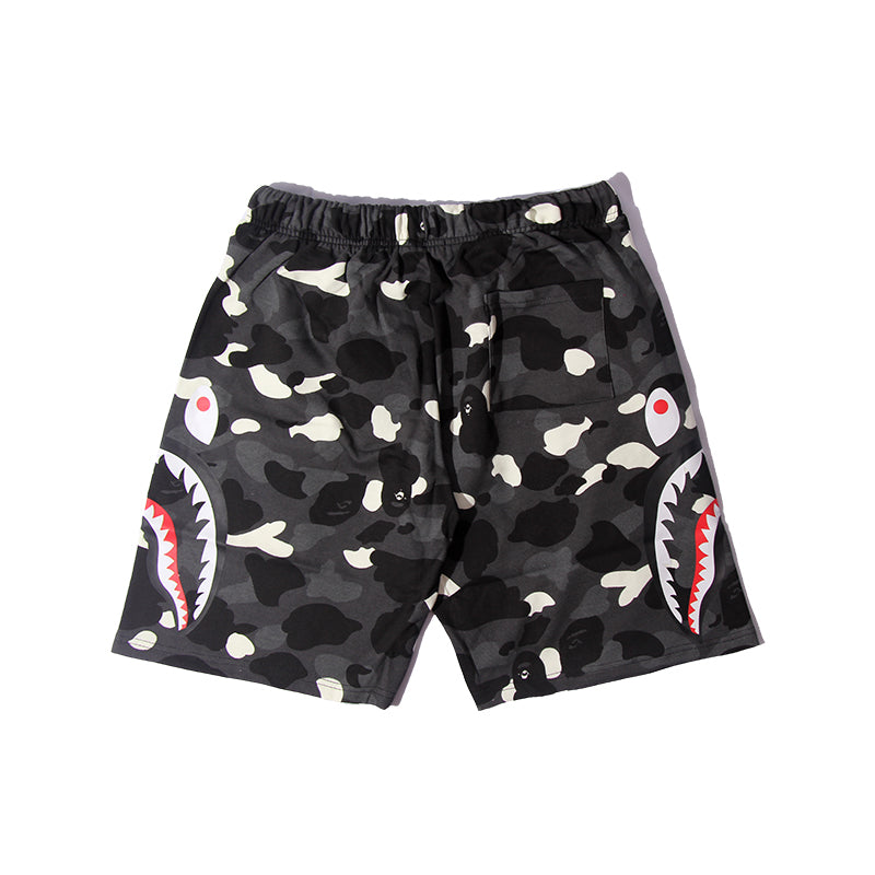 Men’s Shark Camo Streetwear Shorts