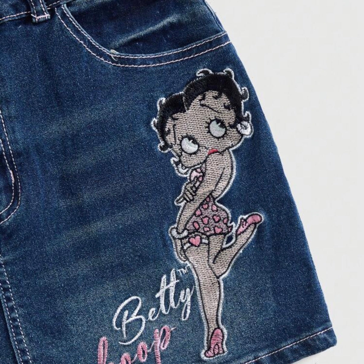 Betty Boop Embroidered Cartoon