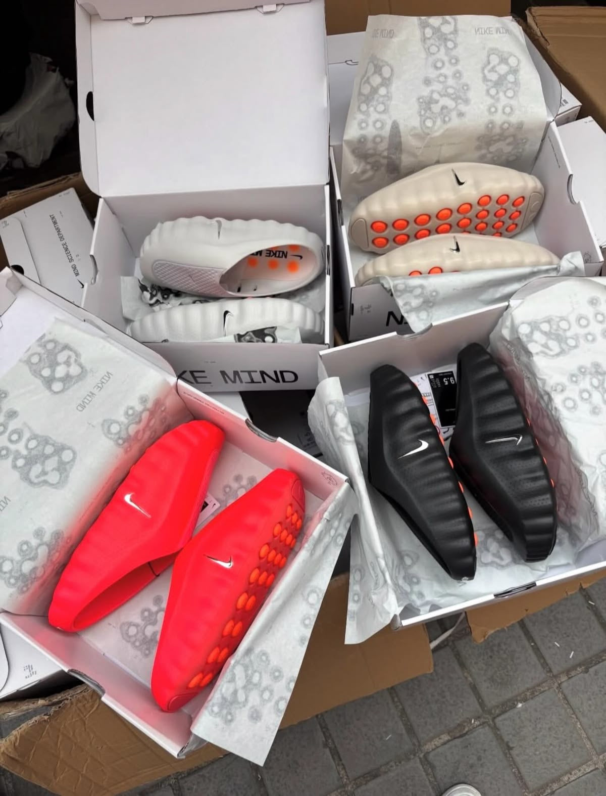 Nike Mind 001 Slide light Smoke