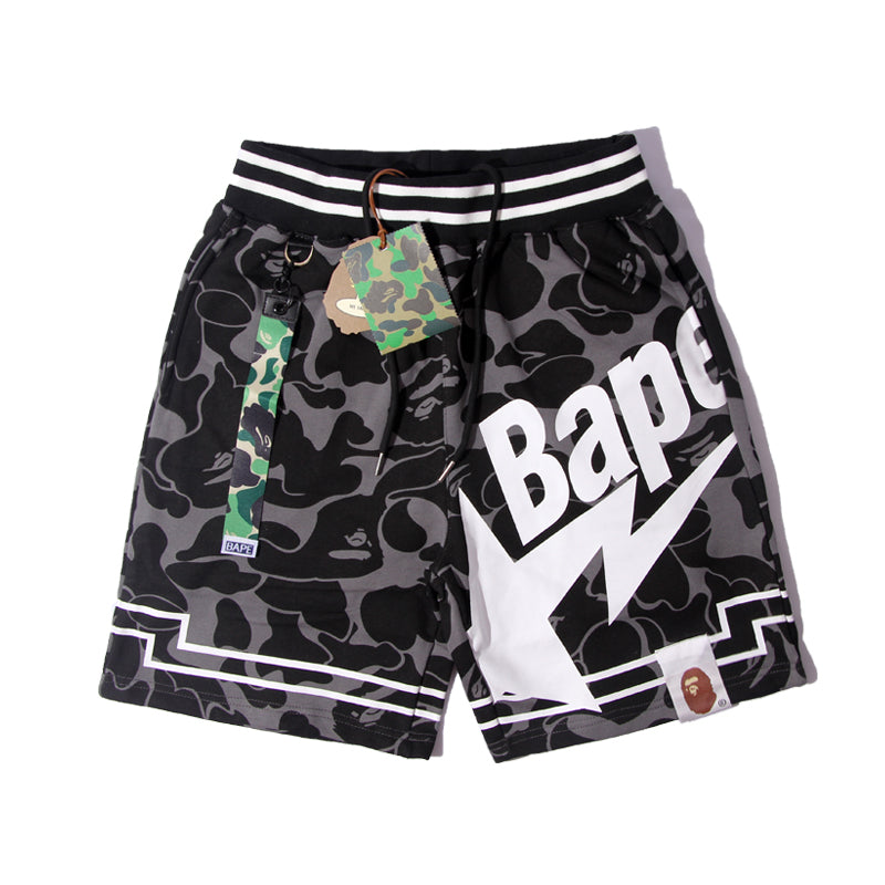 Men’s Shark Camo Streetwear Shorts