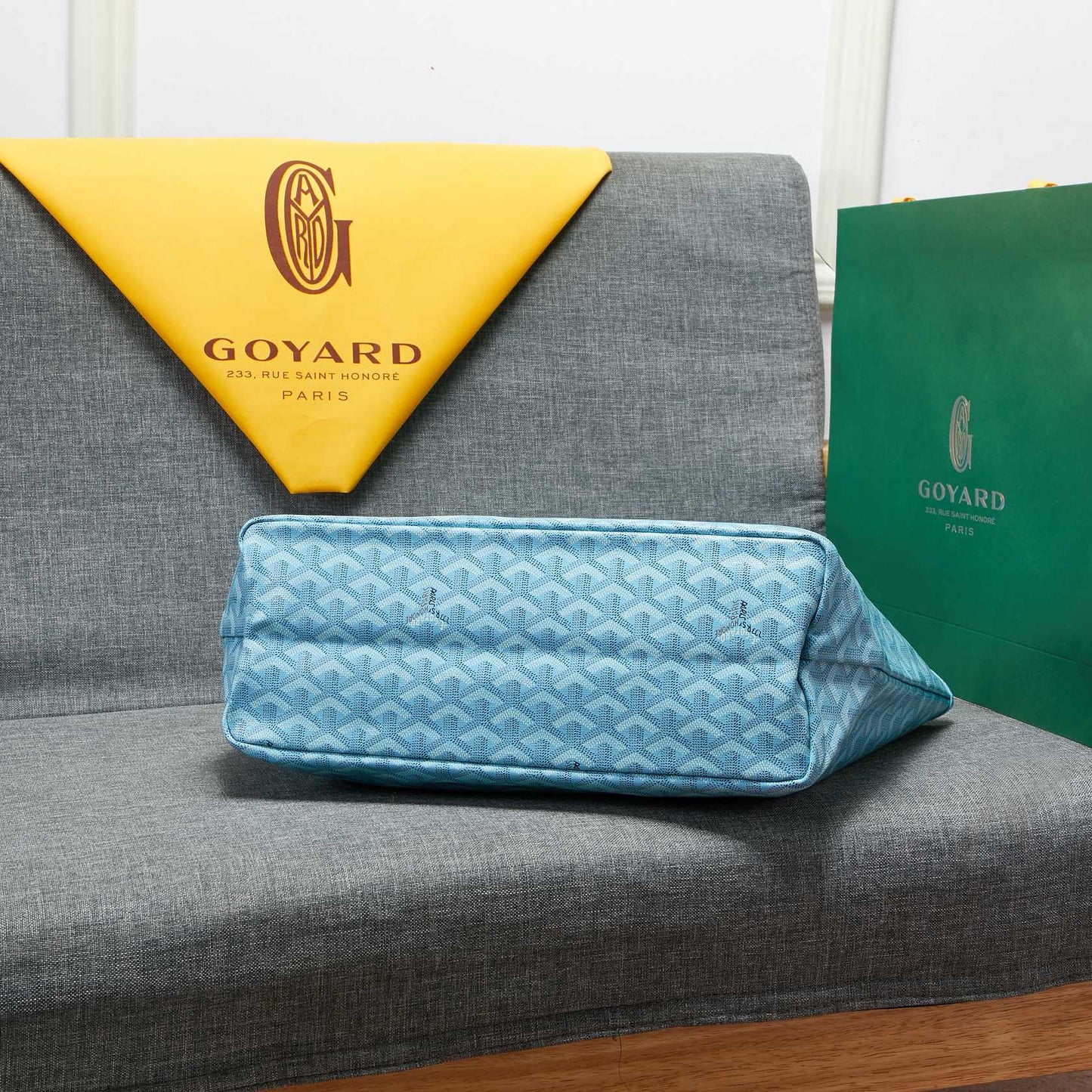 Goyard Green Goyardine Canvas