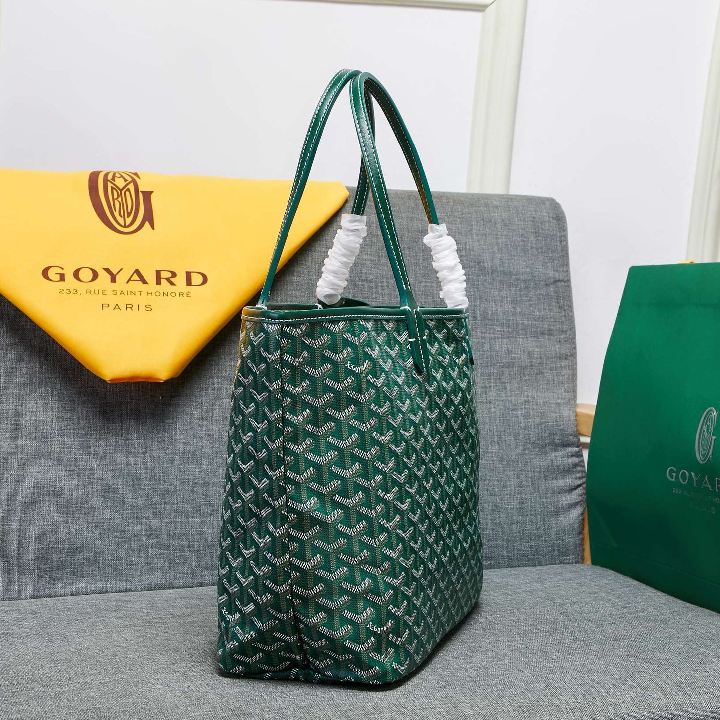 Goyard Green Goyardine Canvas