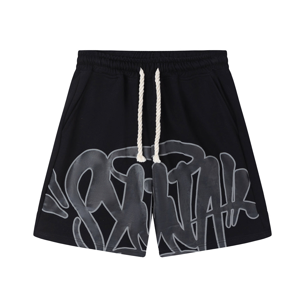 Men’s Pink Graffiti Shorts – Fashion Casual Summer Shorts