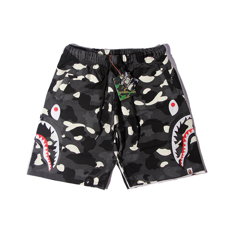Men’s Shark Camo Streetwear Shorts