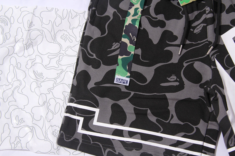 Men’s Shark Camo Streetwear Shorts